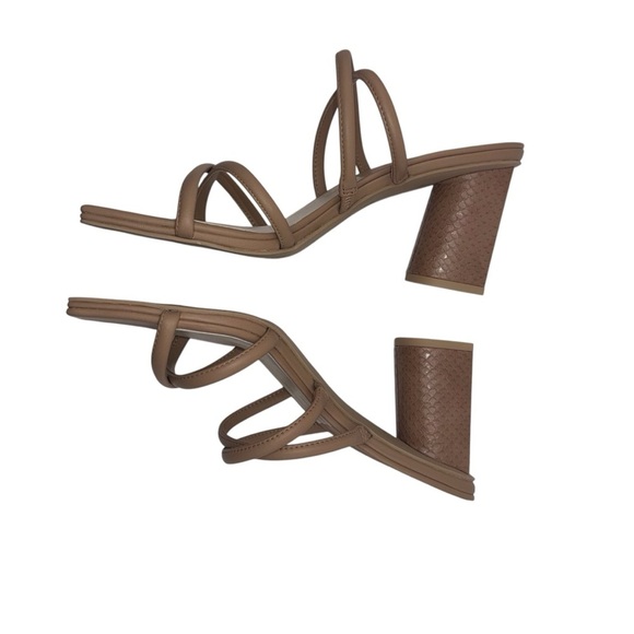 DOLCE VITA Women's Patsi Block Heel Sandal Women’s Size 10 M - Cafe Leather NWOB - Picture 5 of 10